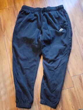 Nike Black Men's Jogger Sweatpants with Logo